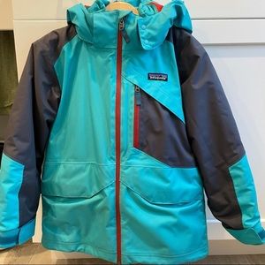 Teal Patagonia winter jacket